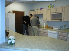 boys in the kitchen